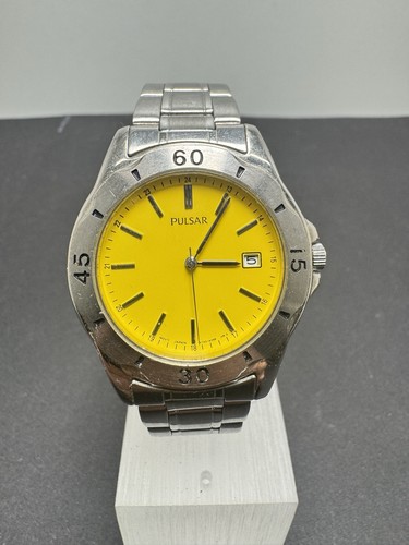 Pulsar seiko herrenuhr - by, gelb