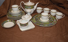 Villeroy & Boch Heinrich Vie Sauvage Kaffeeservice 25 tlg. Bone China TOP