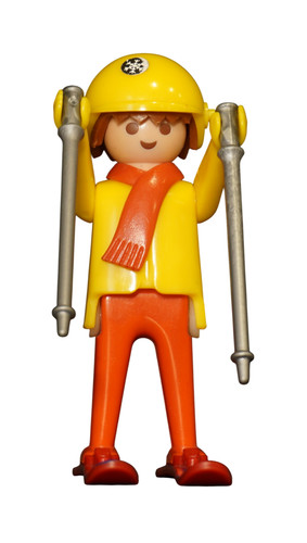 Playmobil skifahrer mann figur - playmobil,