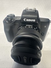 Canon EOS M50 Mark II 15-45mm Kit schwarz, neuwertig, 1000 Auslösungen