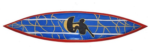 Surfbrett als wanddeko 100cm - als,
