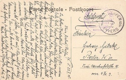688017 feldpostkt 1 - dr, feldpostkt.