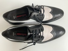 Lloyd Halbschuhe schwarz weiß Größe 40