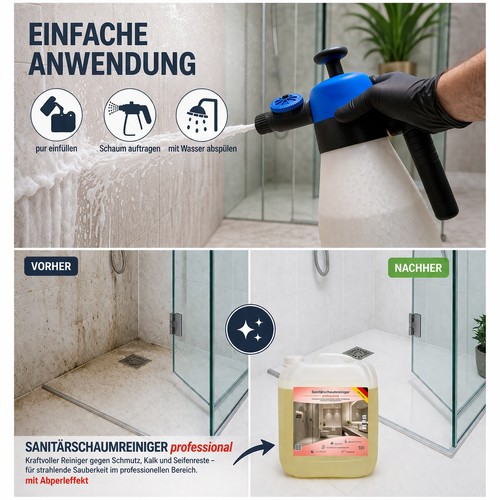 Sanitärschaumreiniger - , f