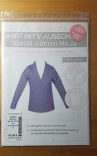 Lillesol & Pelle Schnittmuster, Shirt mit V-Aussschnitt, Women No. 24 Gr. 34-50