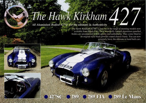 Hawk kirkham kit car - kit,