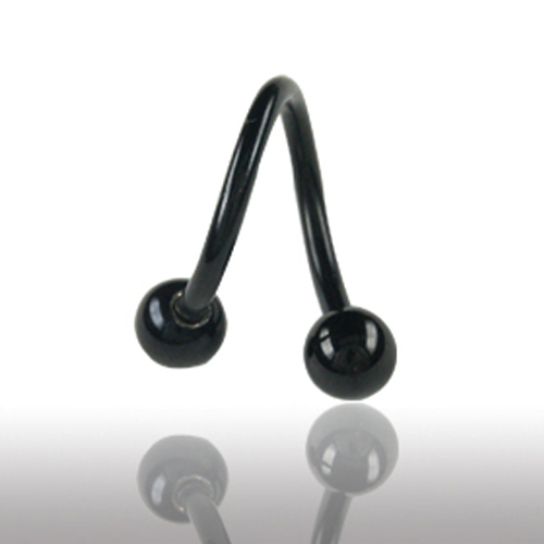 2mm schwarze body spirale - body,