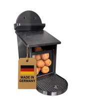 Eichhörnchen Futterbox | Eichhörnchen Futterstation - Farbe: Schwarz 