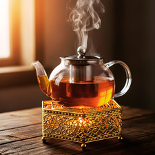 Kerzenhalter Teewärmer Stövchen  mit Teelichthalte Erhitzen von Tee Kaffee Milch