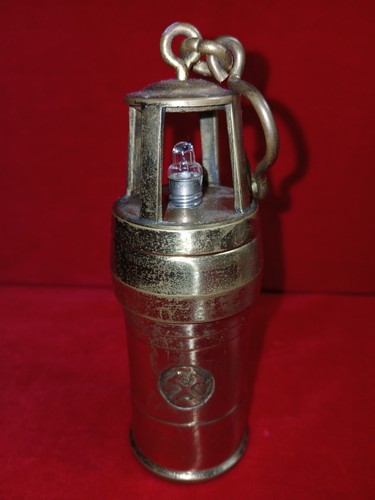 Karbidlampe aus dem - aus, bergbau