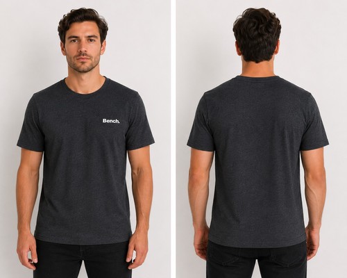 Bench herren shirt grau - -,