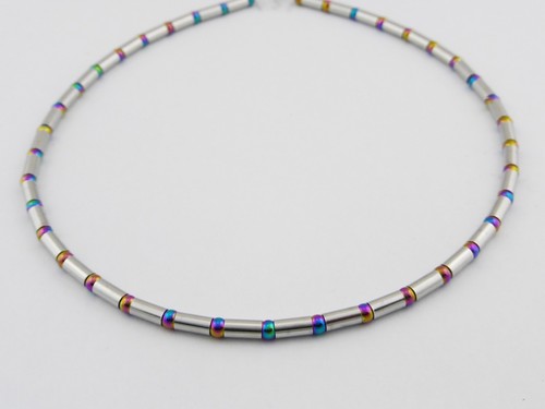 Titanium titan collier - titan,