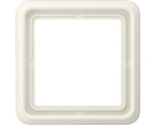 JUNG Elektro Rahmen 1fach CD581 creme weiß