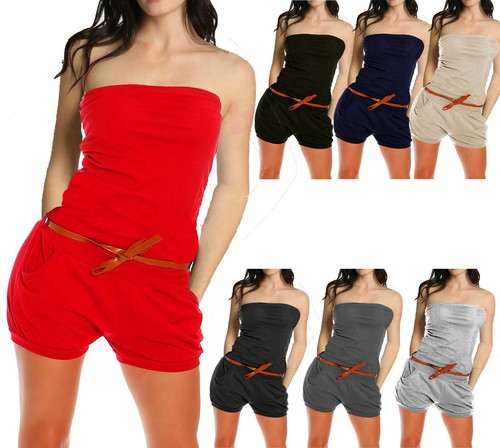 Damen jumpsuit playsuit kurz - jumpsuit,