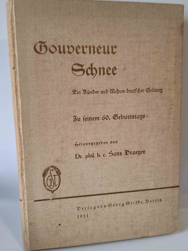 Gouverneur schnee adlerschild - gouverneur,