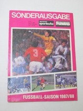 DDR Zeitschrift - FuWo / Deutsches Sportecho - Sonderausgabe DDR Saison 1987/88