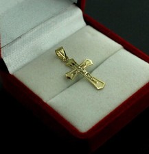10K Yellow Gold Cross Pendant