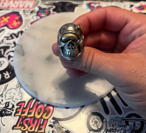 Vintage 925 silber totenkopf - vintage,