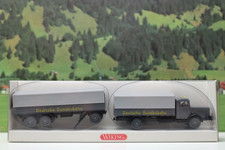 Wiking 1:87 8580230 Pritschen-Lastzug Büssing 8000 Dt. Bundesbahn in Ovp Nr.5155
