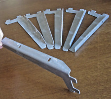 Heimwerken / Basteln 6 Regalträger/-halter für Wandschienen Regalsystem - L:25cm