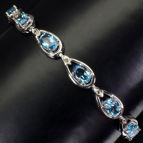 Blautopas swiss blue - blue, mm