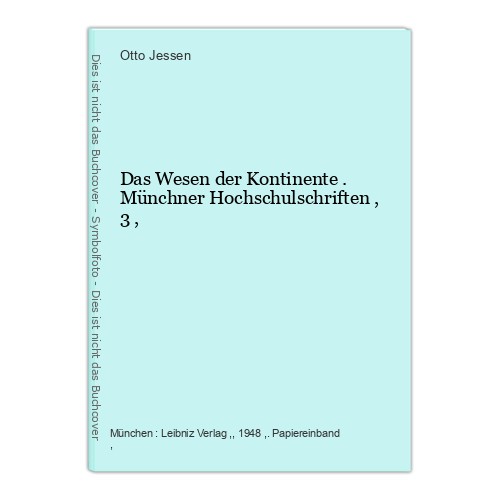 Das wesen der kontinente - das,