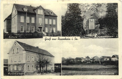 Gruß aus rosenhain - gruß,
