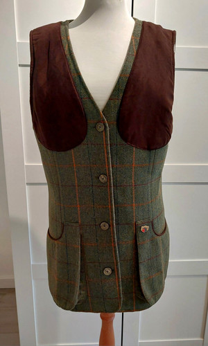 Alan paine damen - tweedweste, 38