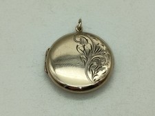 375 Gold Medaillon Anhänger für Halskette 9K Gelbgold 9619