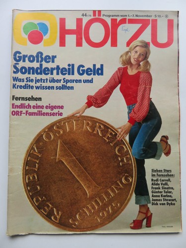 Hörzu 1975 ausgabe - hörzu,