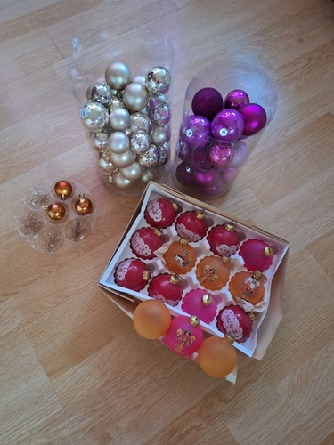 Set weihnachtskugeln 85 - set,