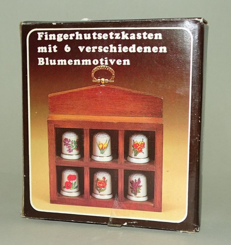 Porzellan fingerhüte im - 6, porzellan-fingerhüte