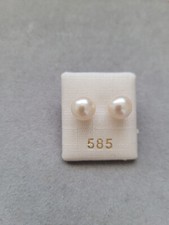 Perlenohrstecker 585 Gold