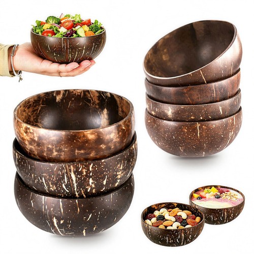 Kokosnuss schale set - schale, stück