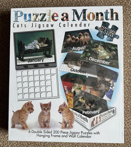 Puzzle ein monat - ein, katze