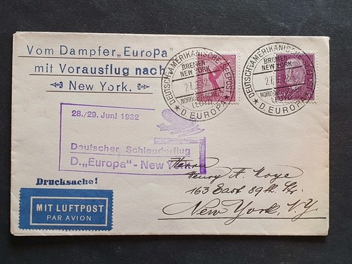1932 katapult flugpost - dr,