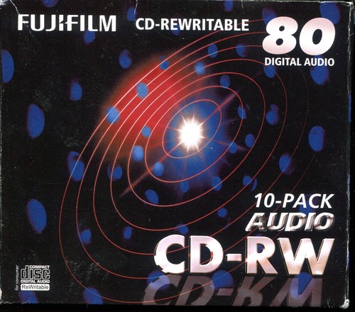 Fujifilm rw audio - x, cd-rw
