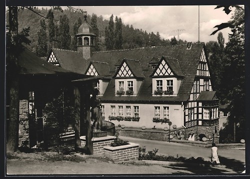 Ansichtskarte saalfeld saale - saalfeld, /saale