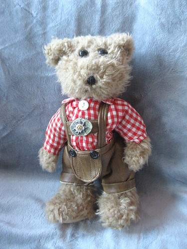 Teddybär mit lederhose - lederhose, bayern