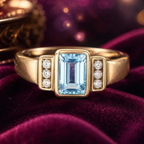 Ring 333 gelbgold - 333, mit