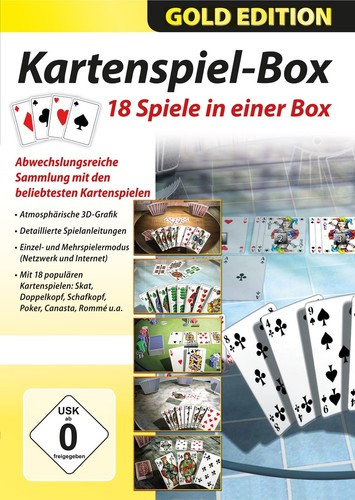 18in1 kartenspiele box - 18in1,