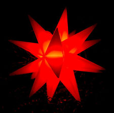 LED Stern rot Weihnachtsdekoration +Timer +USB Kabel Leuchtstern