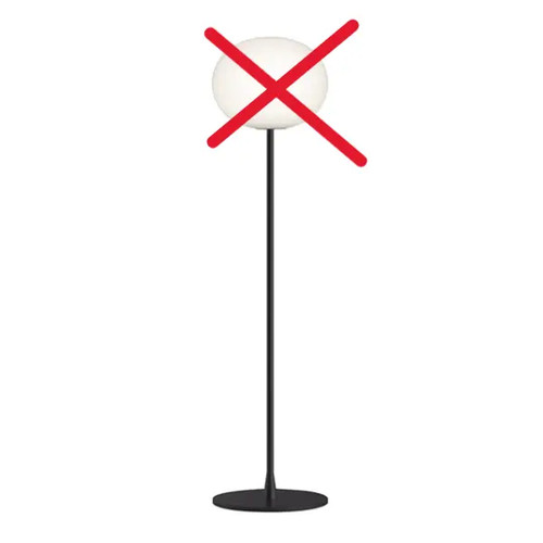 Flos glo ball stehleuchte - ball,