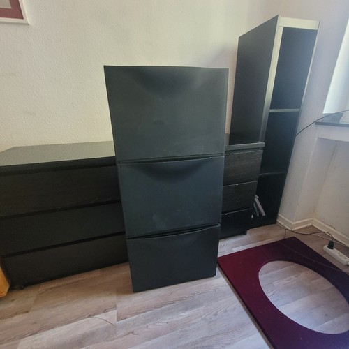 Schwarze wand schuhregale - schwarze, wand-/schuhregale-