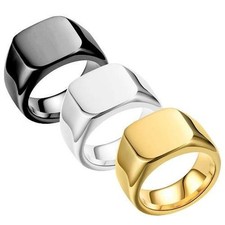 Herren Siegelring Edelstahl