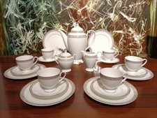 AK KAISER Germany PRESTIGE Sevilla, edles 21-teiliges Kaffeeservice /6 Pers. TOP