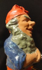 alter Gartenzwerg - Charakterzwerg - Ton bemalt - 29cm