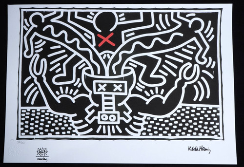 Keith haring lithographie - keith, in