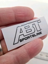 3 X Auto ABT Sportsline Schriftzug Logo ABT Emblem Aufkleber Sicker 