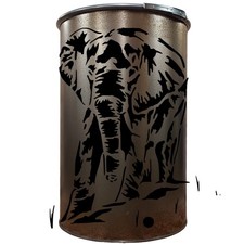Feuertonne Motiv Elefant 200